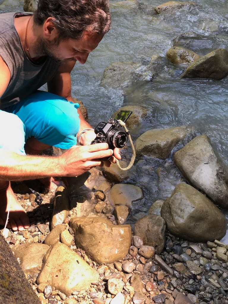 Simon-Lens in action Simon-Lens in action